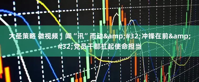 大圣策略 微视频｜闻“汛”而动&#32;冲锋在前&#32;党员干部扛起使命担当